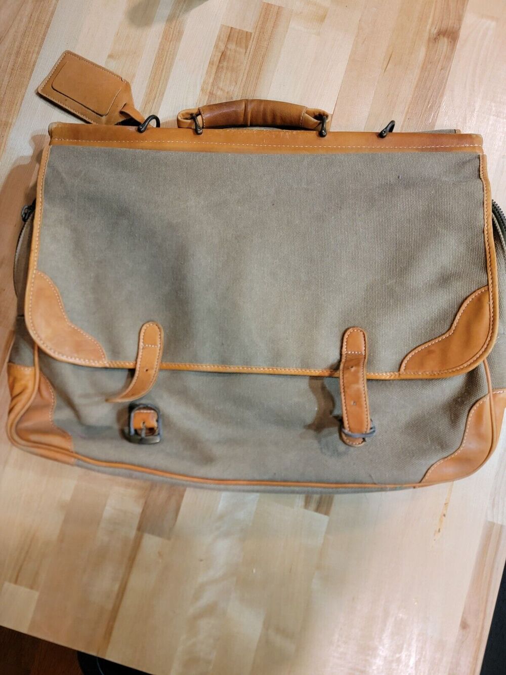 Vintage Safari Style Travel Bag B98 possibly Southfield